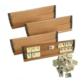 Rami Jeu de stratégie Rummy en bois
