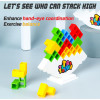 Plastic Tetra Tower Game - 48 PCS