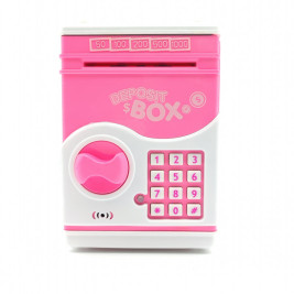 حصالة بنكية - وردي