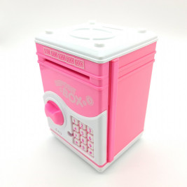 حصالة بنكية - وردي