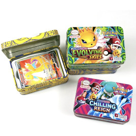 كروت بوكيمون - علبة معدنية