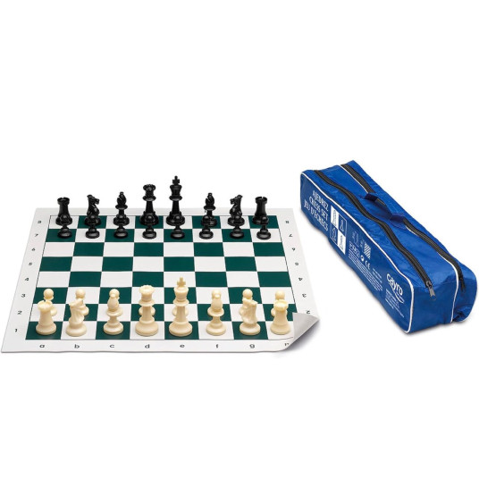 Cayro Plastic Chess School Set with Carry Case