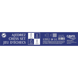 Cayro Plastic Chess School Set with Carry Case