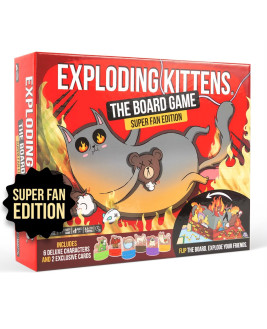 Exploding Kittens: The Board Game (Super Fan Ed.)