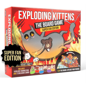 Exploding Kittens: The Board Game (Super Fan Ed.)