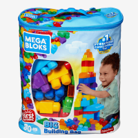 Mega Bloks: Big Building Bag Blue