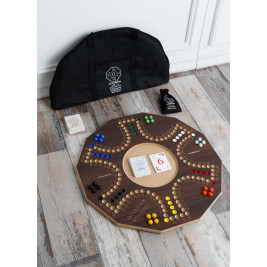 جاكارو 6 لاعبين - خشب بني