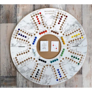 Jackaroo 8 Players - White Marble