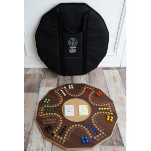Jackaro Double Face 4/6 Players - Brown Wood