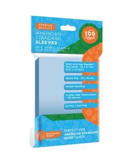 Sleeves: BGS - Standard American Sleeves (59 x 90mm) (x100)