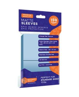 Sleeves: BGS - Matte (66 x 91mm) (x100) - Clear