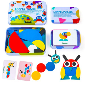 Shapes Puzzle - white
