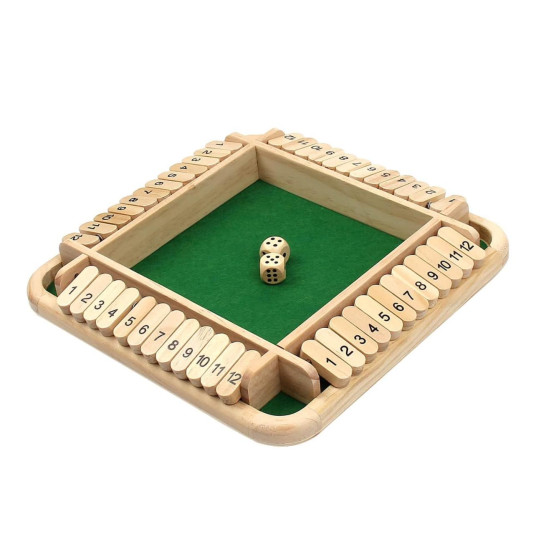 Shut The Box Dice Game - Classic 4