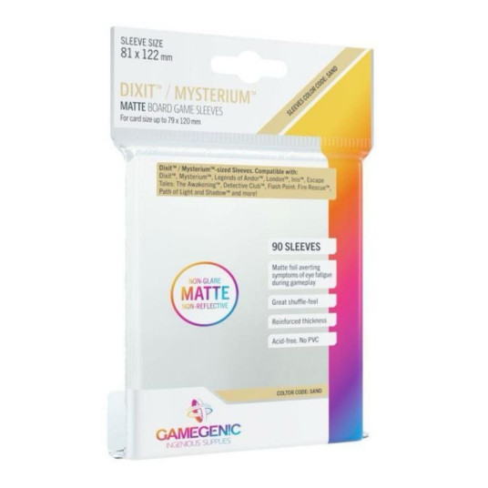 Gamegenic Sleeves: Matte Board Game - Dixit (81 x 122mm) (x90)