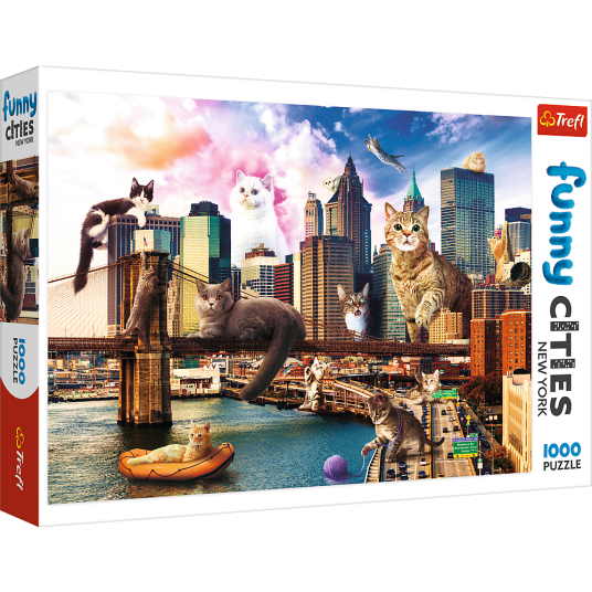 Cats in New York 1000 pcs Puzzle #10595