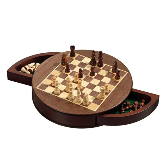 Wooden Chess Rounded