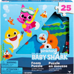 bABY SHARK FOAM PUZZLE 25 PCS